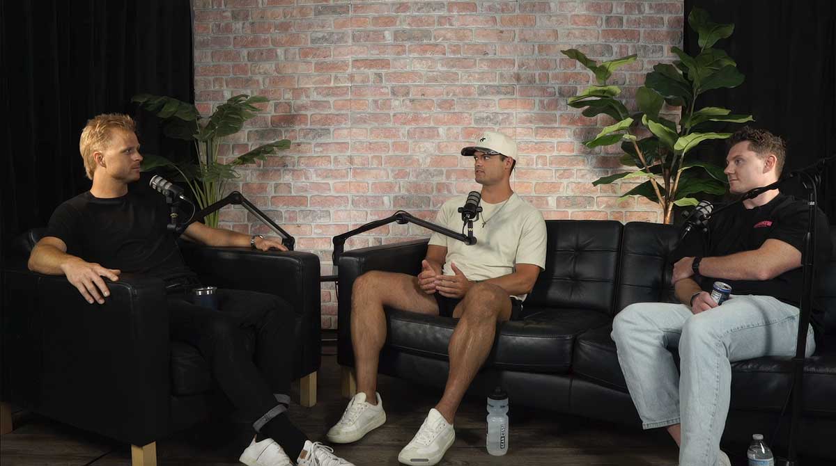 Always Sunday group podcast with brick background